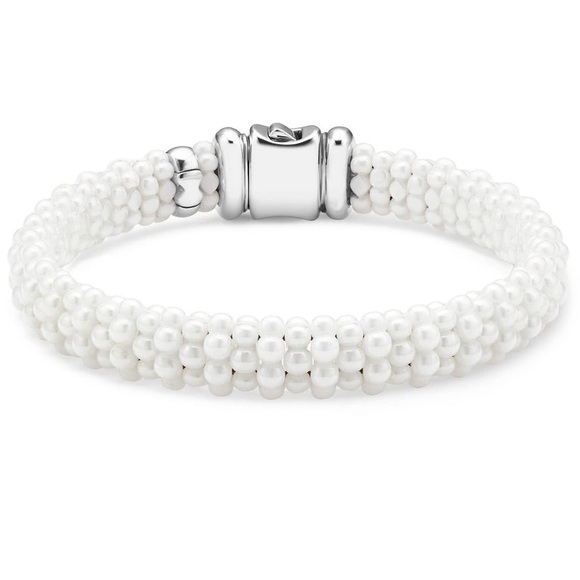 LAGOS Jewelry - LAGOS WHITE CAVIAR Ceramic Beaded Bracelet | 9mm